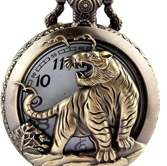 Accessories | New Tiger Pocket Watch | Poshmark